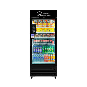 HAHA AI Vending Max 620 | Cashless - Smart Refrigerated Combo with 420 bottles spaces-jp