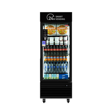 HAHA AI Vending Freezer 550 | POS/NFC Flexi-Temp With 384 Bottles Space-jp