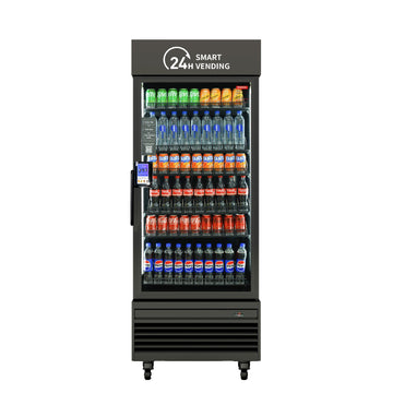 HAHA AI Vending Max 660 | Cashless Self-Service Smart Refrigerated Combo with 432 Can Capacity
