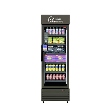 HAHA AI Vending Mini 360 | Touch Card Reader - Smart Refrigerated Combo with 216 bottles space